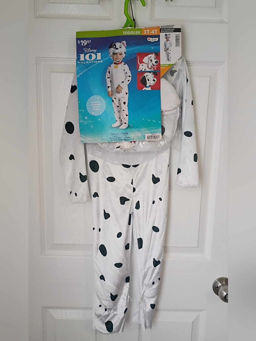 BNWT🎁 Disney's 101 Dalmatian Halloween Costume Size 3T - 4T